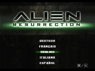 Alien Resurrection (EU) screen shot title